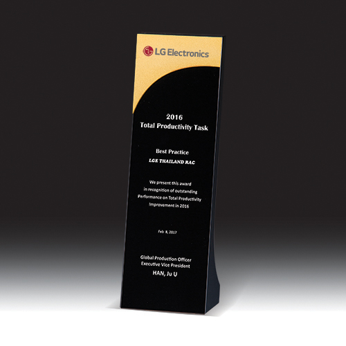 블랙 크리스탈 상패 HB-7350